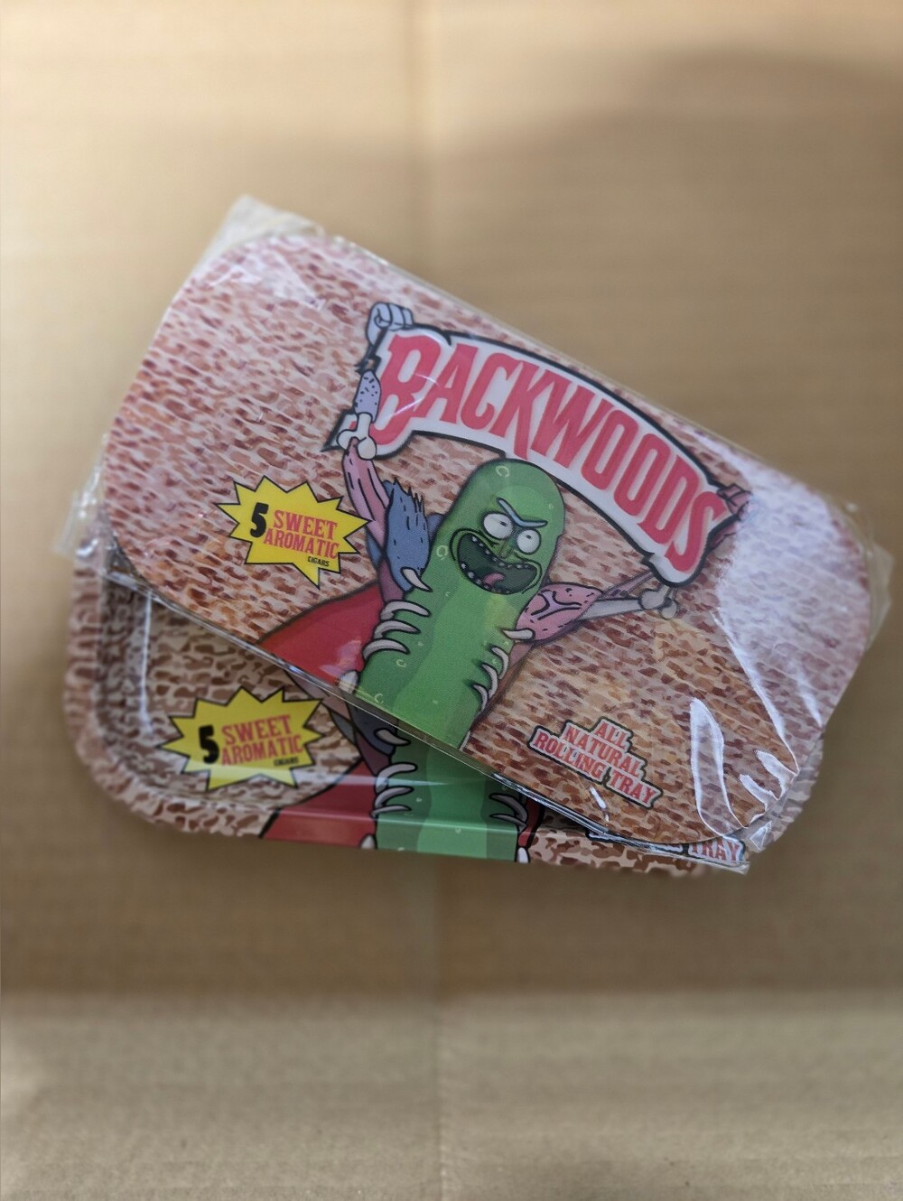 Rick and Morty Rolling Tray with Magnetic Lid NEW/SMALL